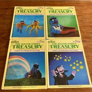 Vintage Sesame Street Hardcovers Volume 9,10,11,12